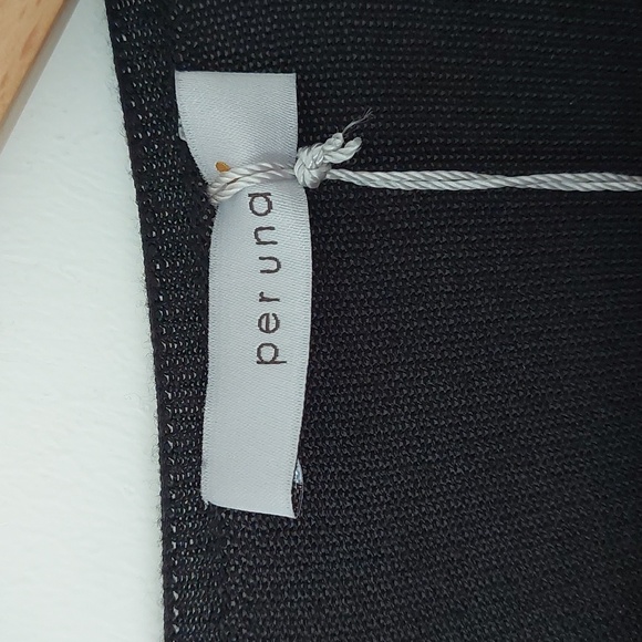 Per Una Ladies Black Lightweight Knit  Waterfall Front Cardigan Uk Size 22 - Picture 4 of 6